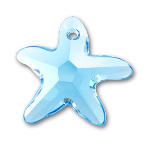 Mořská hvězda Aquamarine AB - přívěsek Swarovski Elements